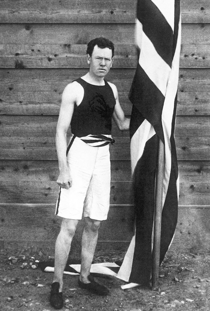 Connolly: Dodger of authorities, winner of triple jump, recipient of much toweling.